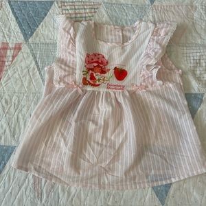 Vintage Strawberry Shortcake baby toddler top